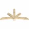 Ekena Millwork Alberta Rough Sawn Timber Gable Bracket, Douglas Fir, 84"W x 45"H x 4"D x 6"F, 13/12 Pitch GBW084X45X0406ALB00RDF - alternate 5